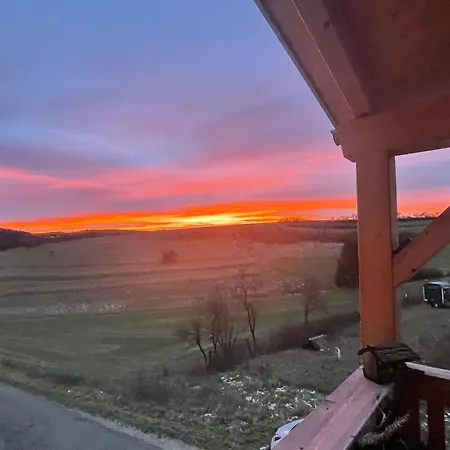 Aussicht, Monheimer Alb, Altmuehltal *