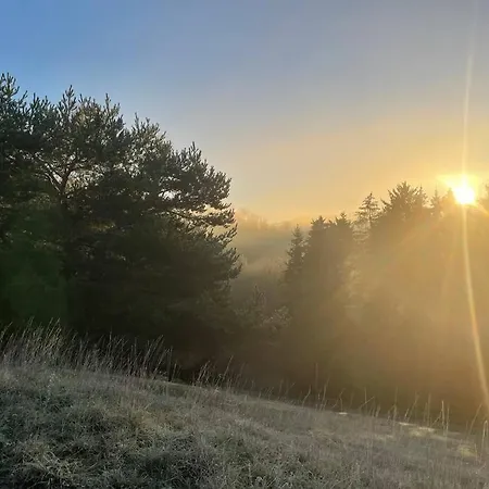 Aussicht, Monheimer Alb, Altmuehltal *