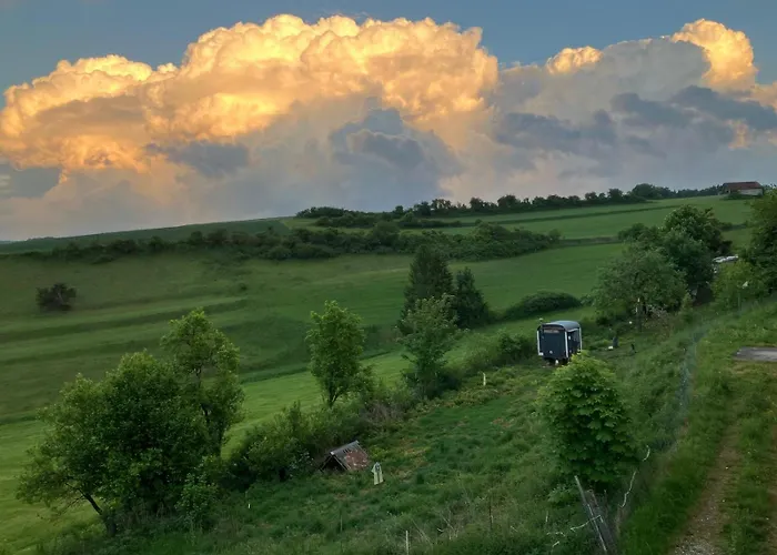 Aussicht, Monheimer Alb, Altmuehltal Roegling